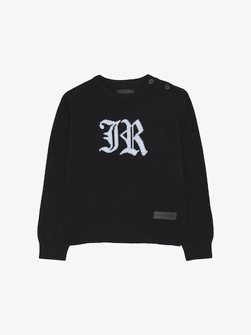 John Richmond Pullover 'JR' in Schwarz: Vorderseite