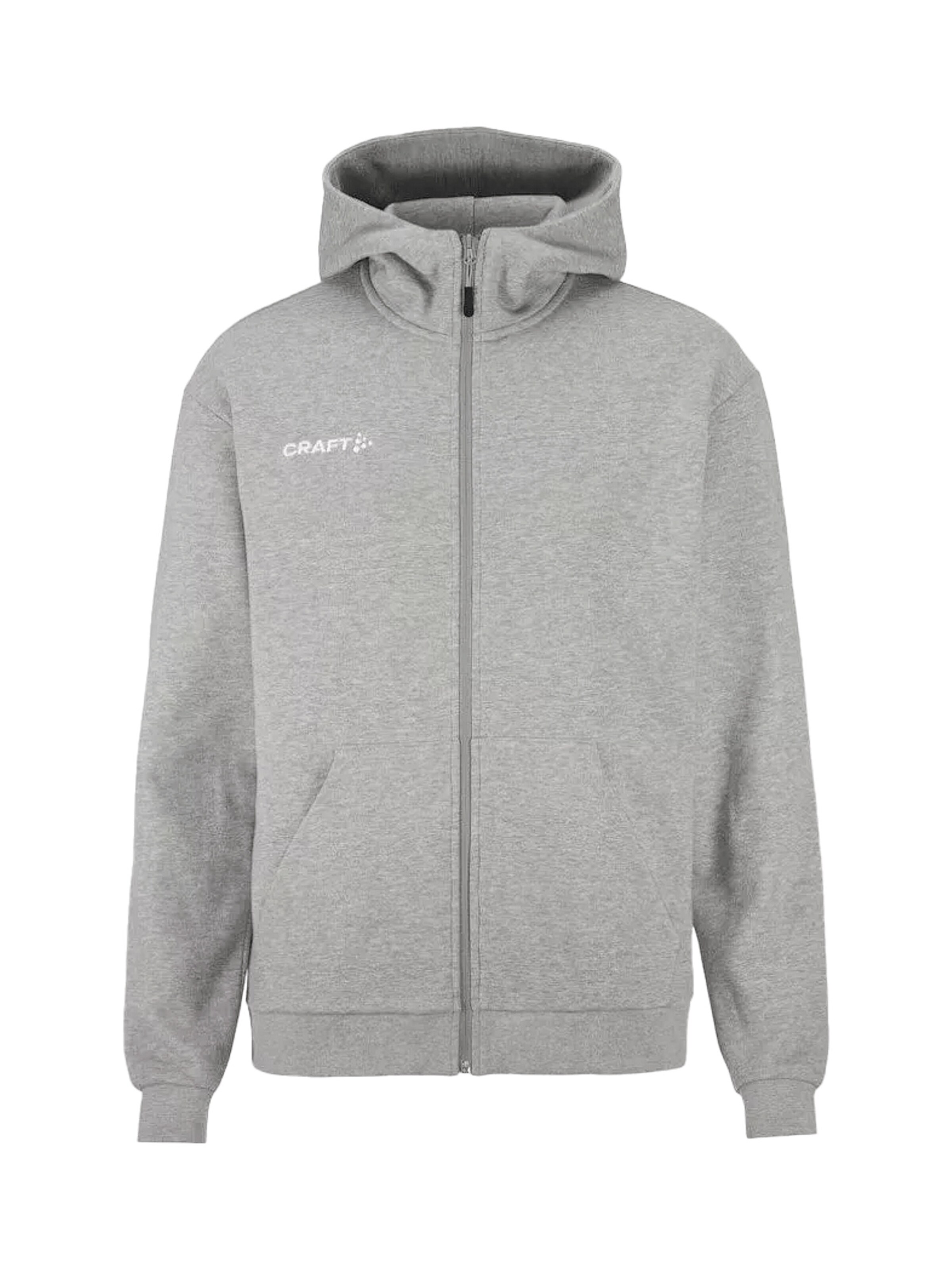 Craft Sportsweatjacke 'Community 2.0' in Grau: Vorderseite