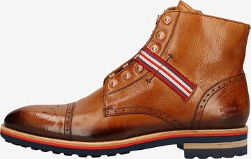 MELVIN & HAMILTON Lace-Up Boots 'Tom 23' in Brown: front