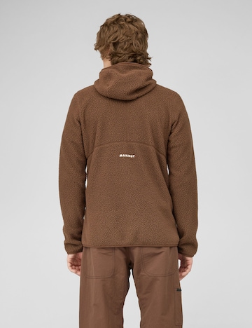 MAMMUT Athletic Fleece Jacket 'Falera Pro ML' in Brown