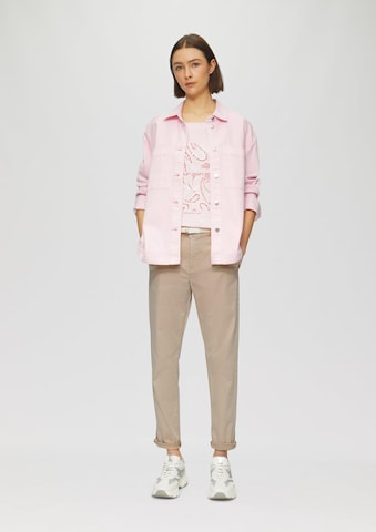 s.Oliver Tapered Broek in Bruin