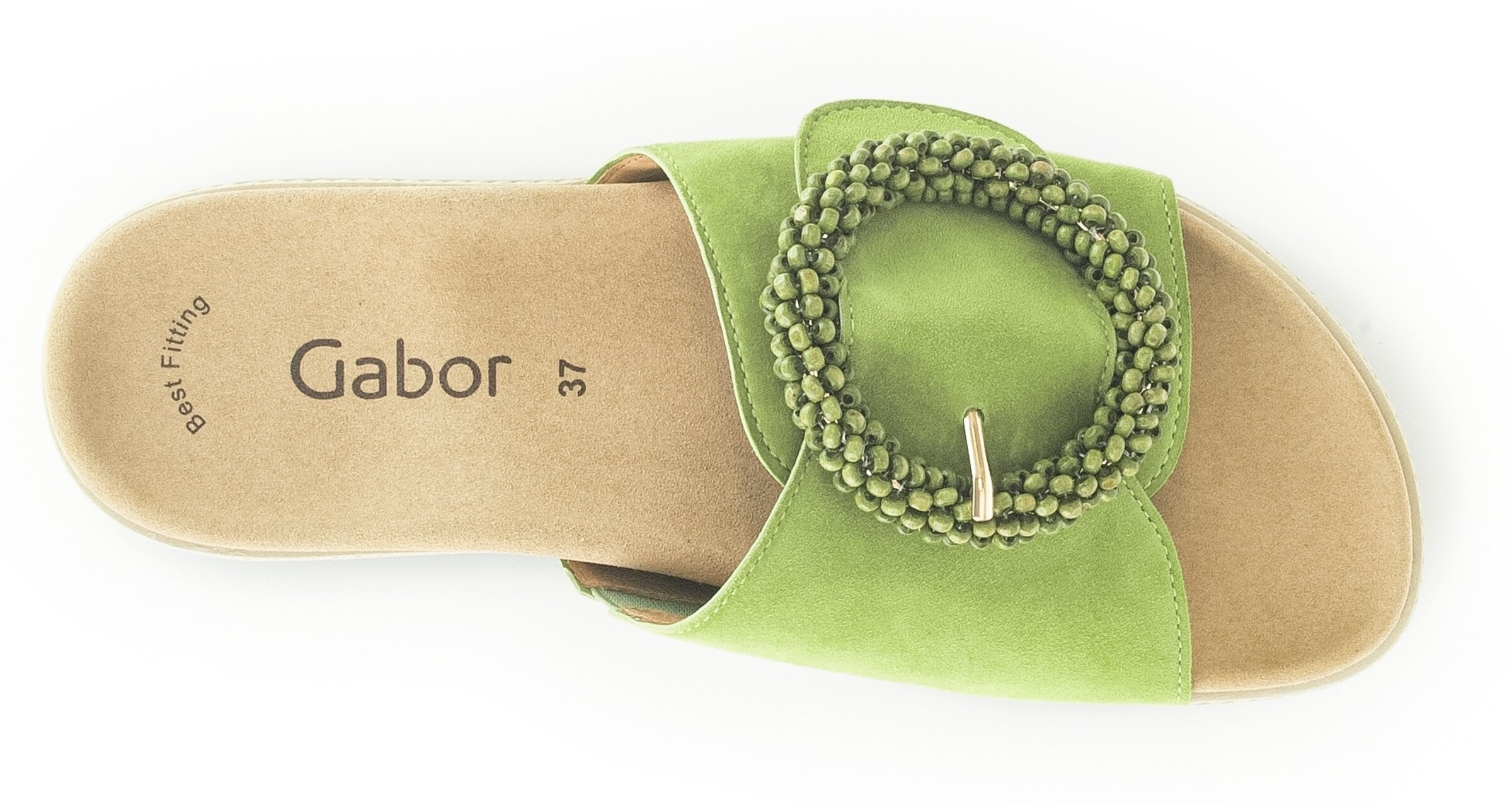 GABOR Mules in Green