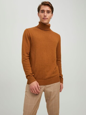 JACK & JONES - Pullover 'Emil' em castanho: frente