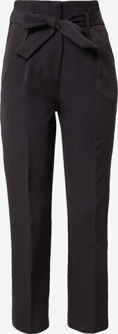 NEW LOOK Pleat-Front Pants 'MILLY' in Black: front