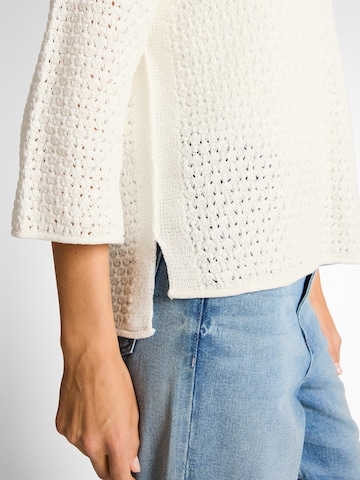 TOM TAILOR Pulóver - fehér