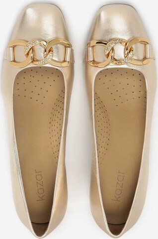 Kazar Pumps in Gold