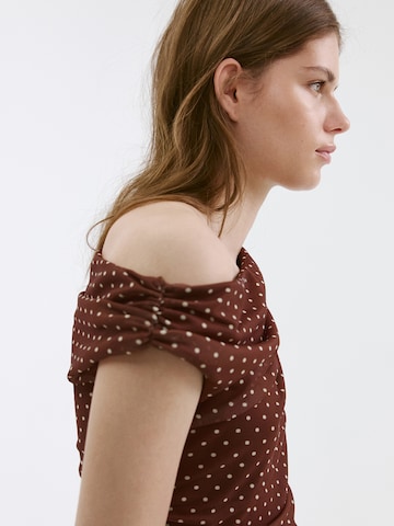 MANGO Kleid 'TOPI' in Braun