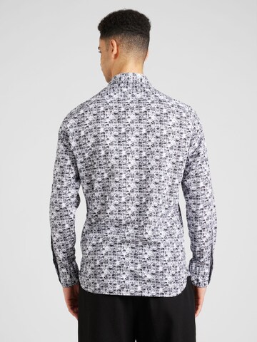 BOSS - Ajuste regular Camisa 'Remiton' en blanco