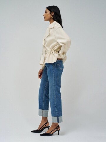 Salsa Jeans Tussenparka in Beige