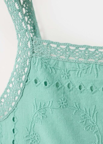 MANGO KIDS Dungarees 'Cowgirl' in Green