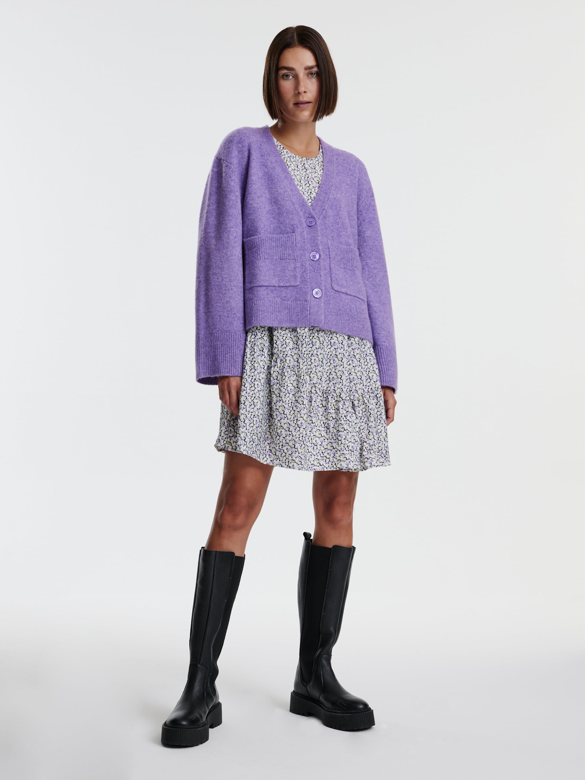 EDITED Produits Cardigan 'Carmi' violet