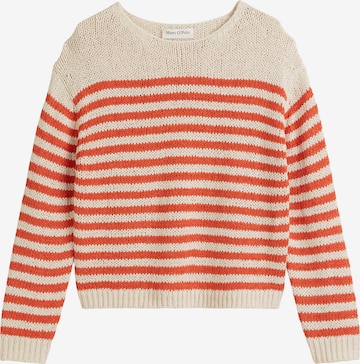 Pull-over Marc O'Polo en beige : devant