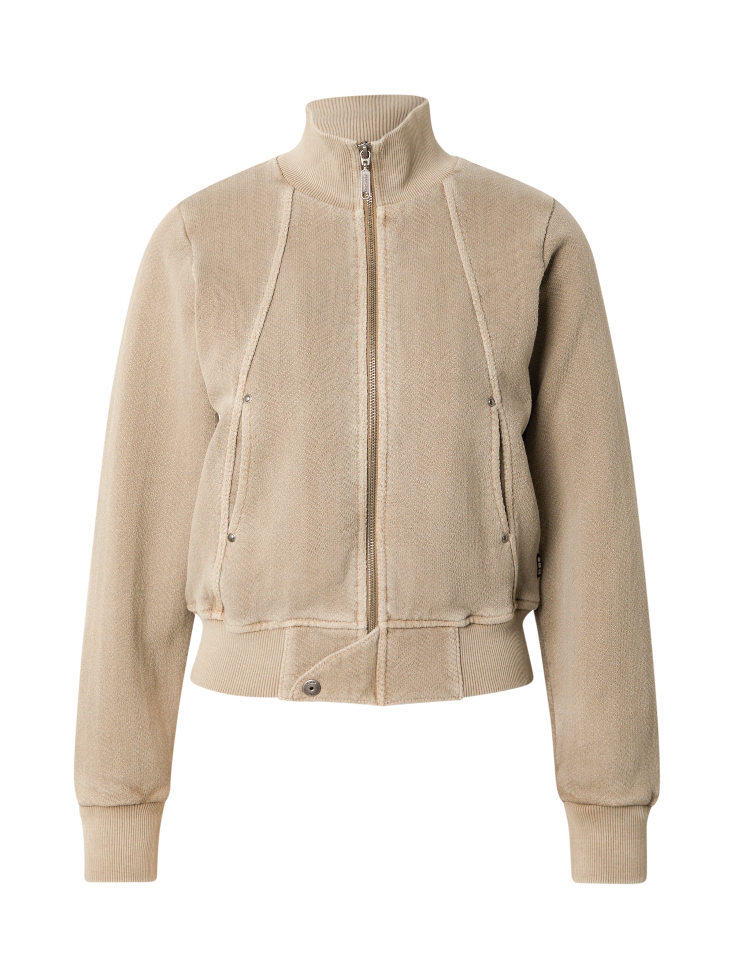 G-STAR Ζακέτα φούτερ 'Track' σε πράσινο: μπροστά