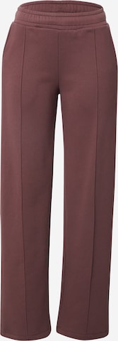 A LOT LESS Wide leg Pants 'Evie' in Brown: front