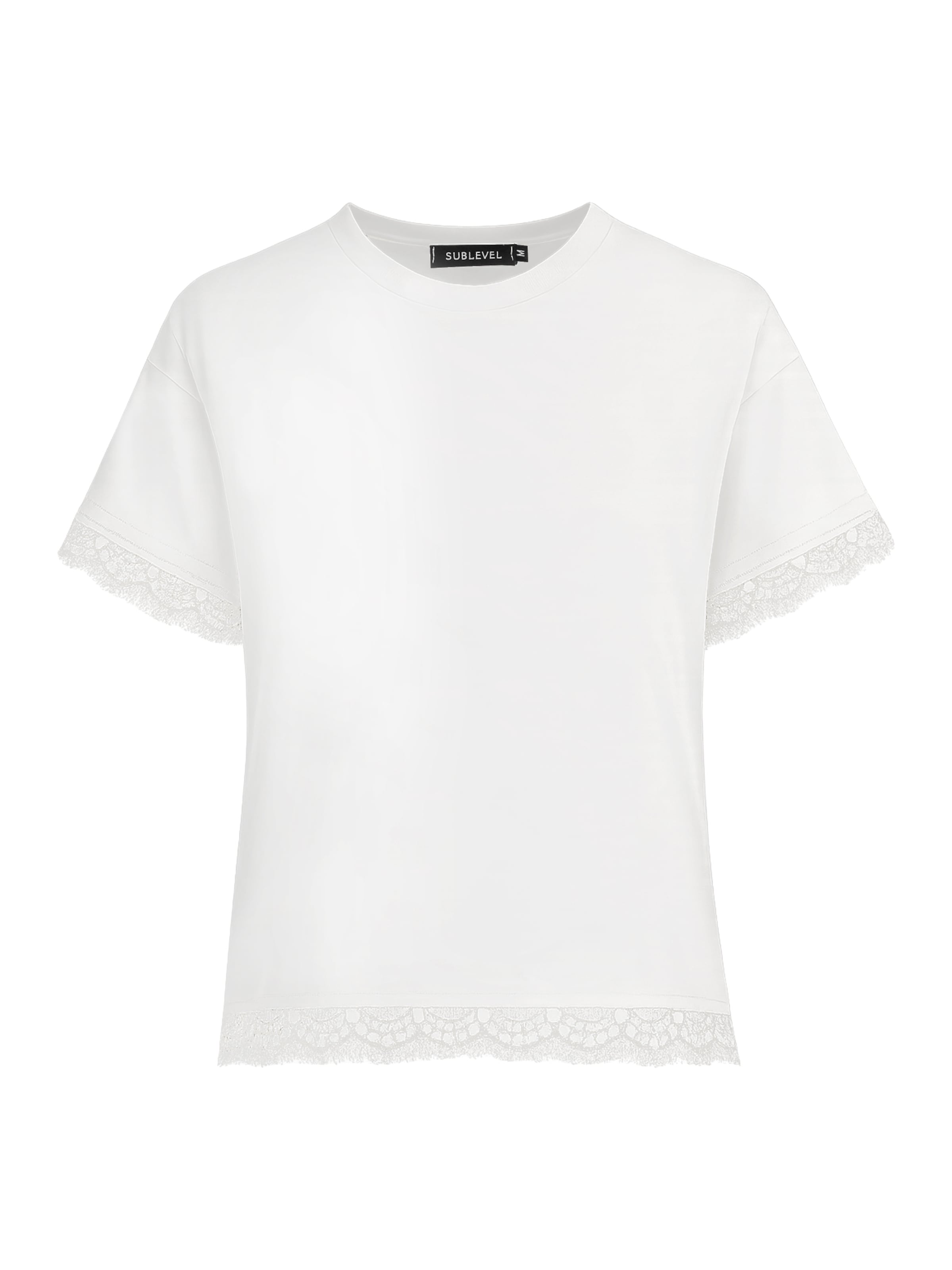 Sublevel T-Shirt in Weiß: Vorderseite