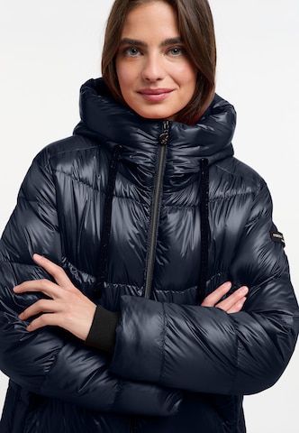 Frieda & Freddies NY Wintermantel 'Twister 2' in Blau