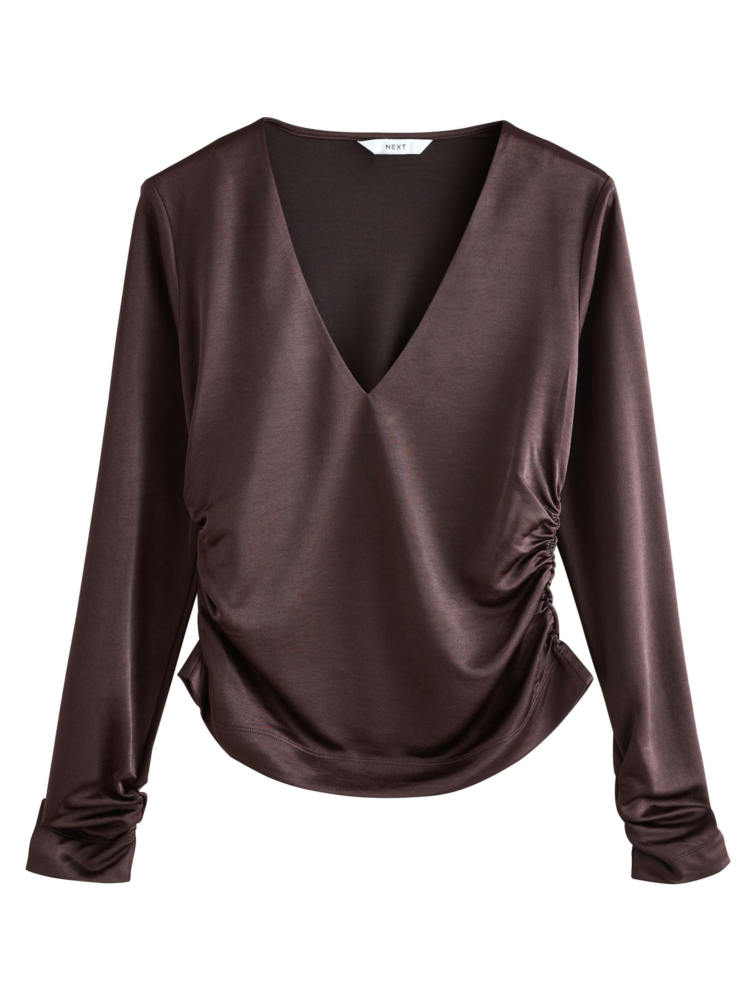 Next Футболка в Коричневый: спереди