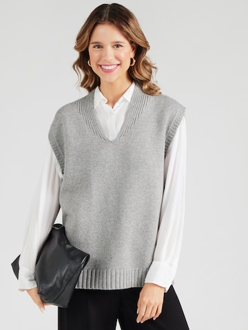 HUGO - Pullover 'Sliege' em cinzento: frente