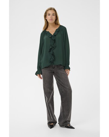 Kaffe Bluse in Grün