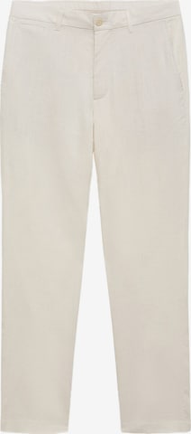 MANGO MAN Slimfit Hose 'Oyster' in Weiß: Vorderseite