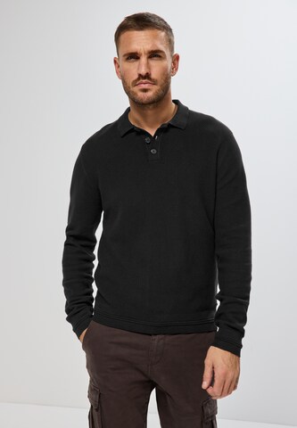 Street One MEN Sweater in Black: front