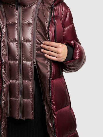 khujo Winter Coat 'Nashi' in Red