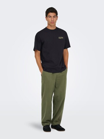 Regular Pantalon 'ONSTIMES' Only & Sons en vert