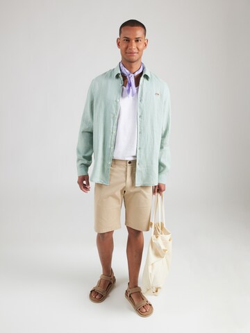 NAPAPIJRI - Ajuste regular Camisa 'GILBERT 1' en verde