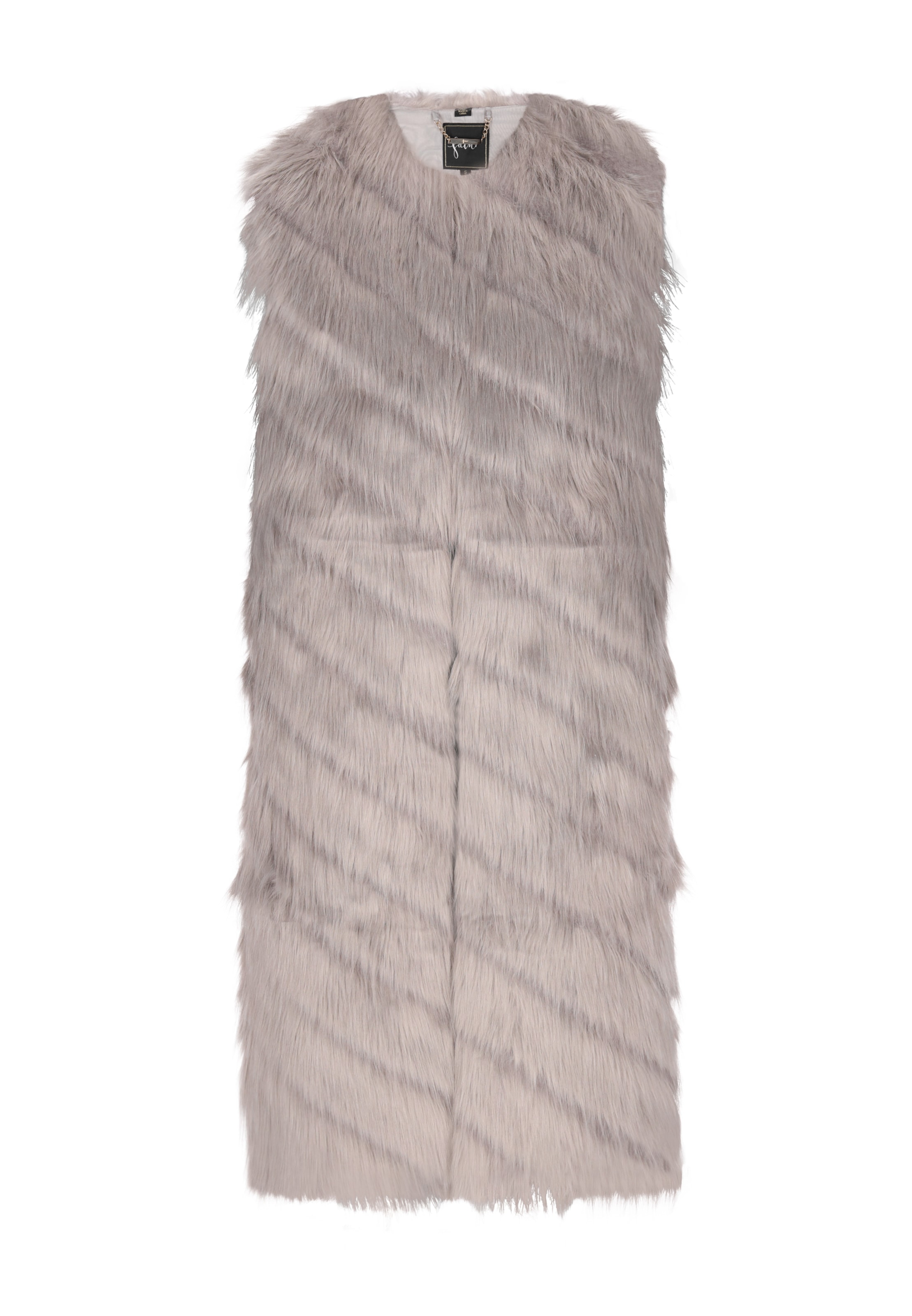 pelēks faina Veste: no priekšpuses