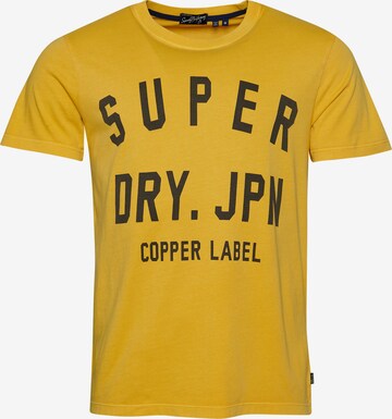 Superdry Shirt in Geel: voorkant