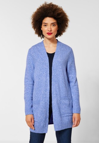 STREET ONE Strickjacke in Blau: predná strana