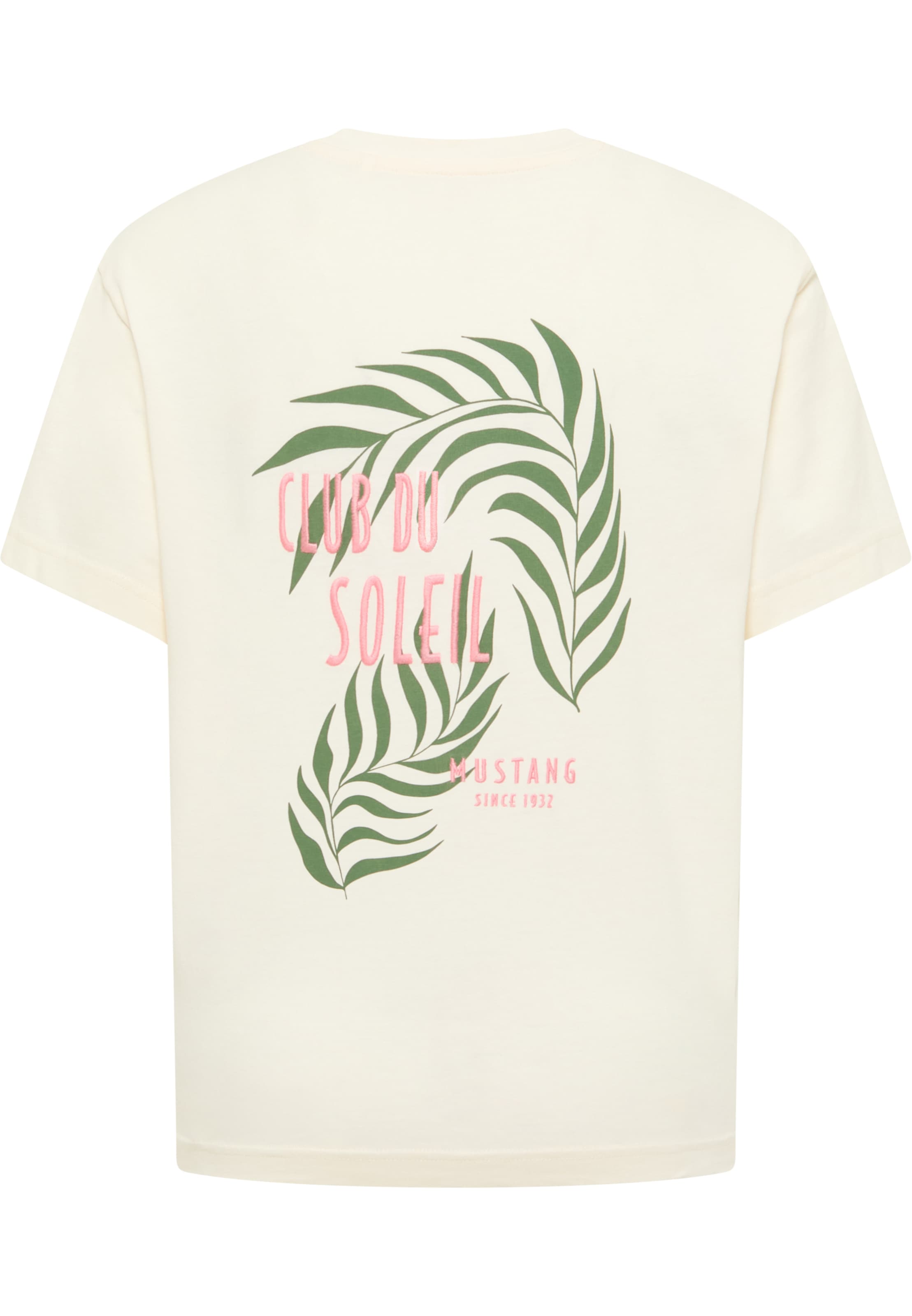 MUSTANG Tričko 'Floris' - Biela