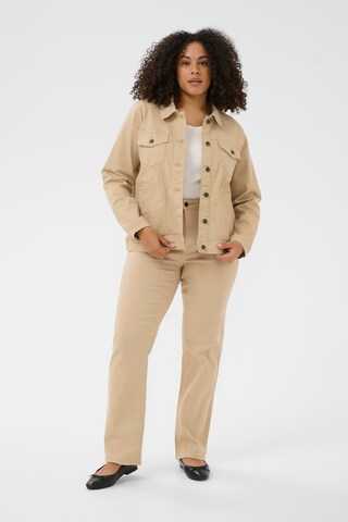 KAFFE CURVE Jacke 'KCzena ' in Beige