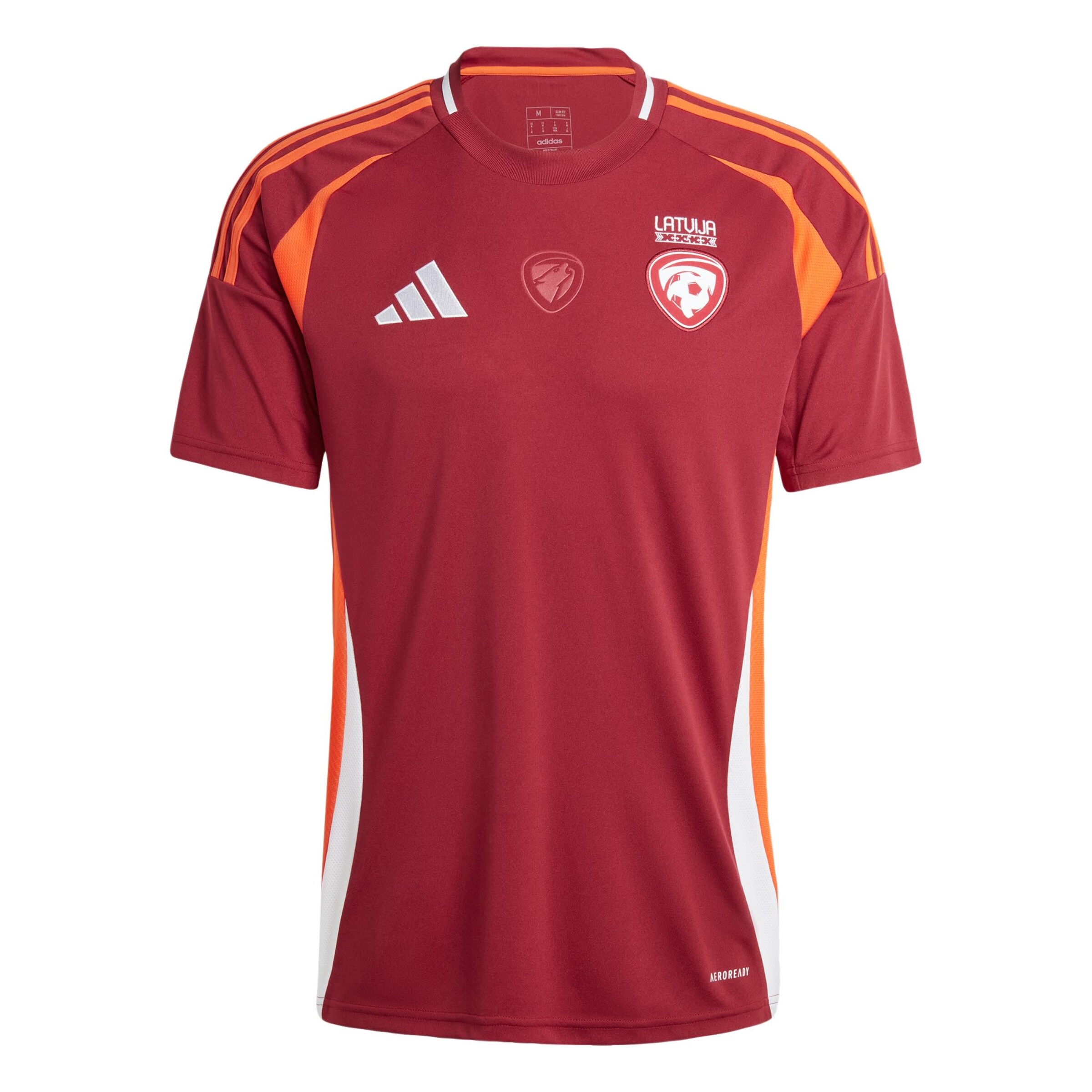 ADIDAS PERFORMANCE Trikot 'Lettland 24' in Rot: Vorderseite