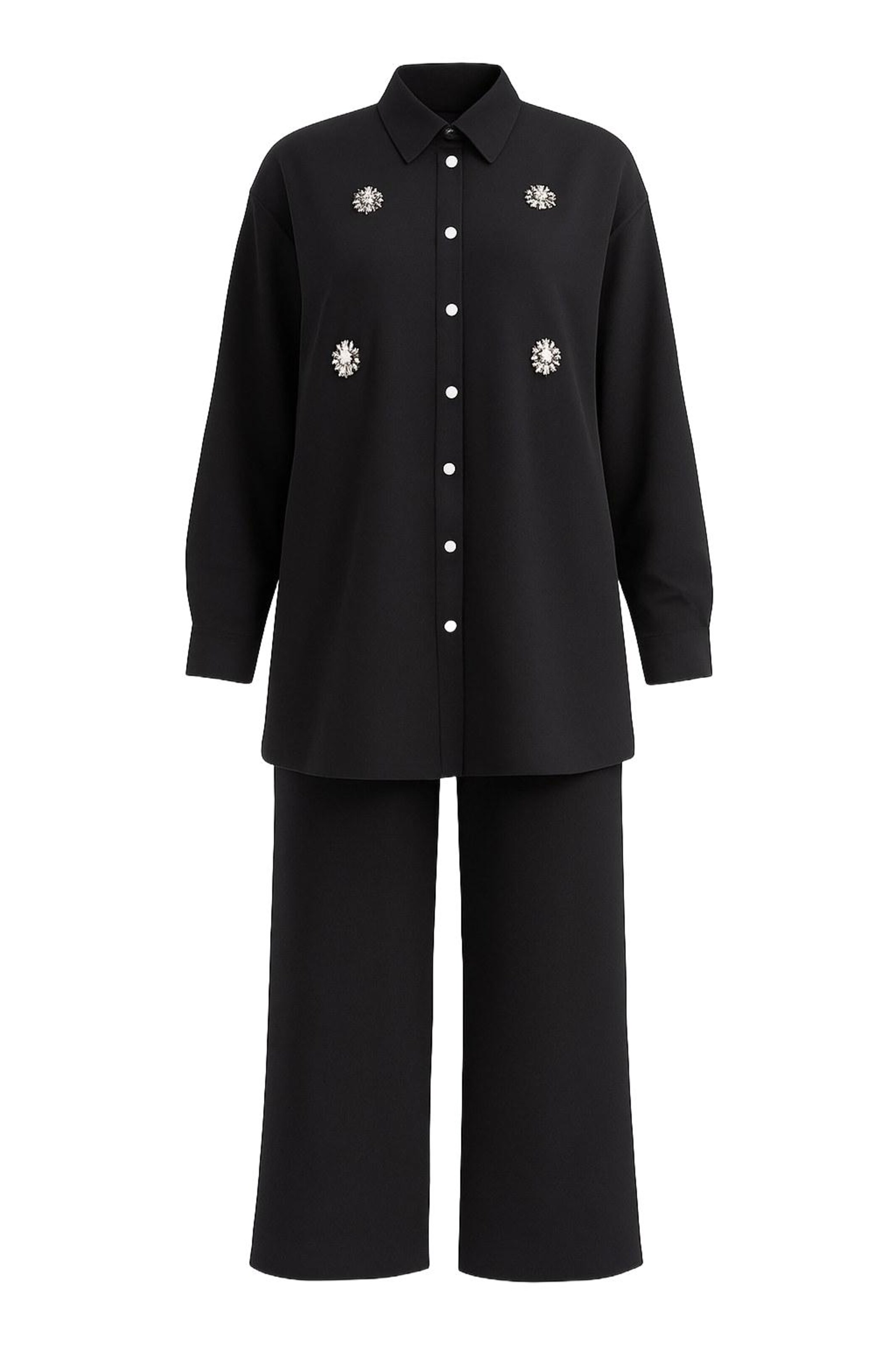 MODAMIHRAM Broekpak in Zwart: voorkant