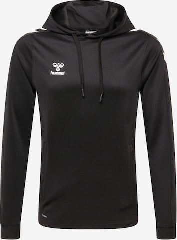 Hummel Athletic Sweatshirt in Black: front