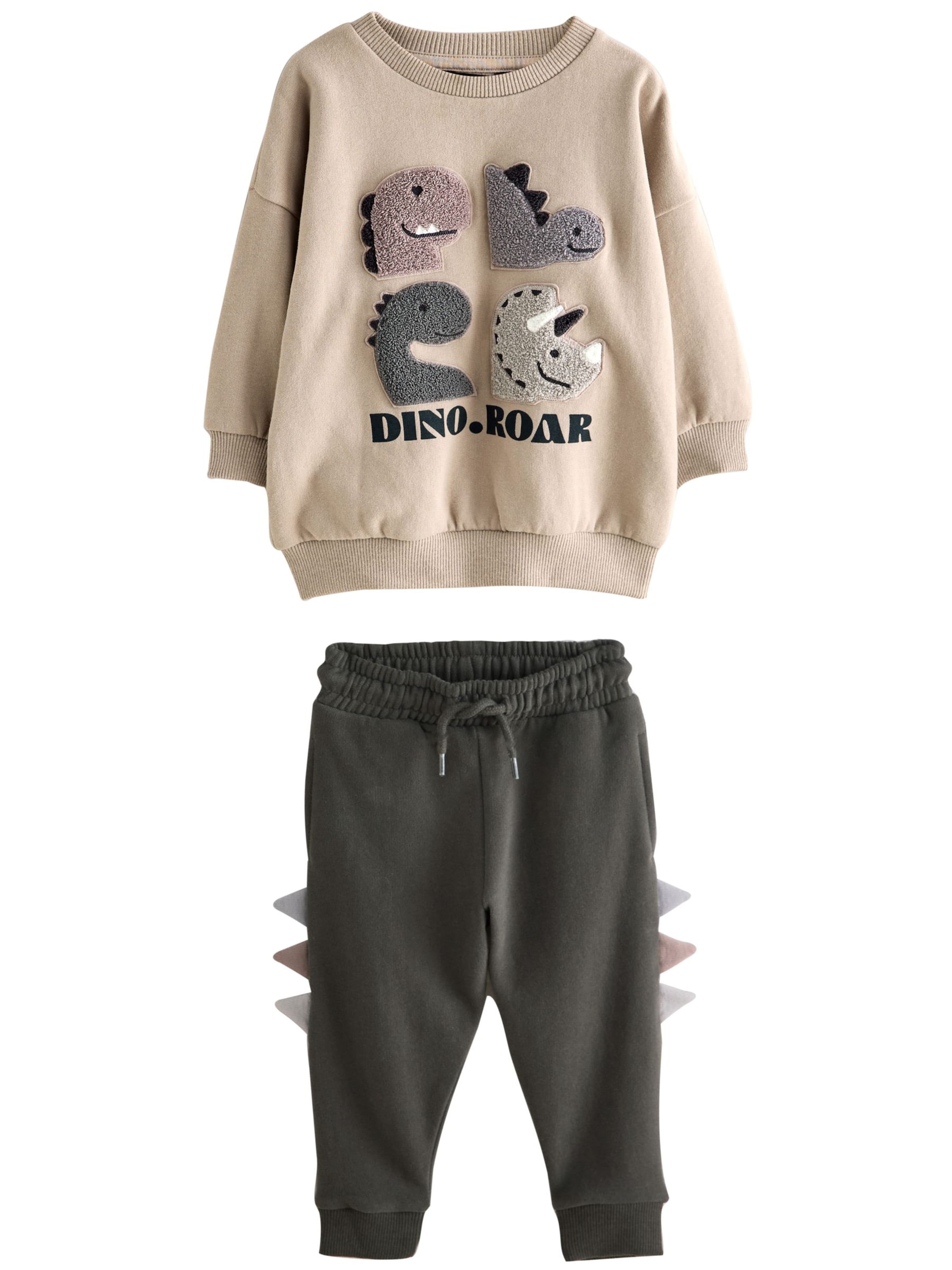 Next Komplet | siva barva: sprednja stran