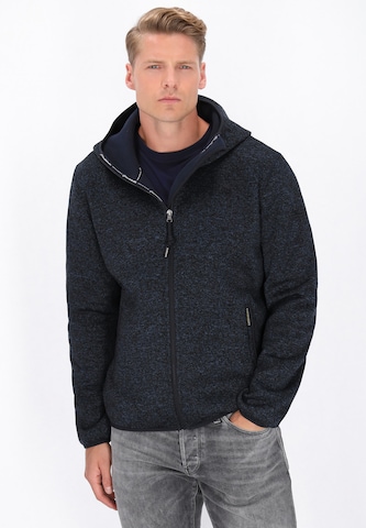 Schmuddelwedda Fleece jacket in Blue: front