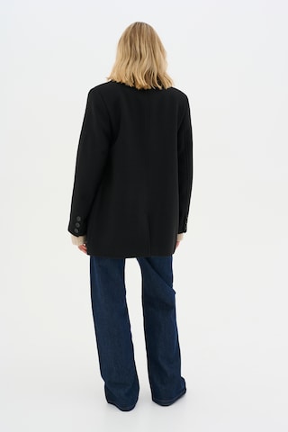 My Essential Wardrobe Overgangsfrakke 'Frannie' i sort
