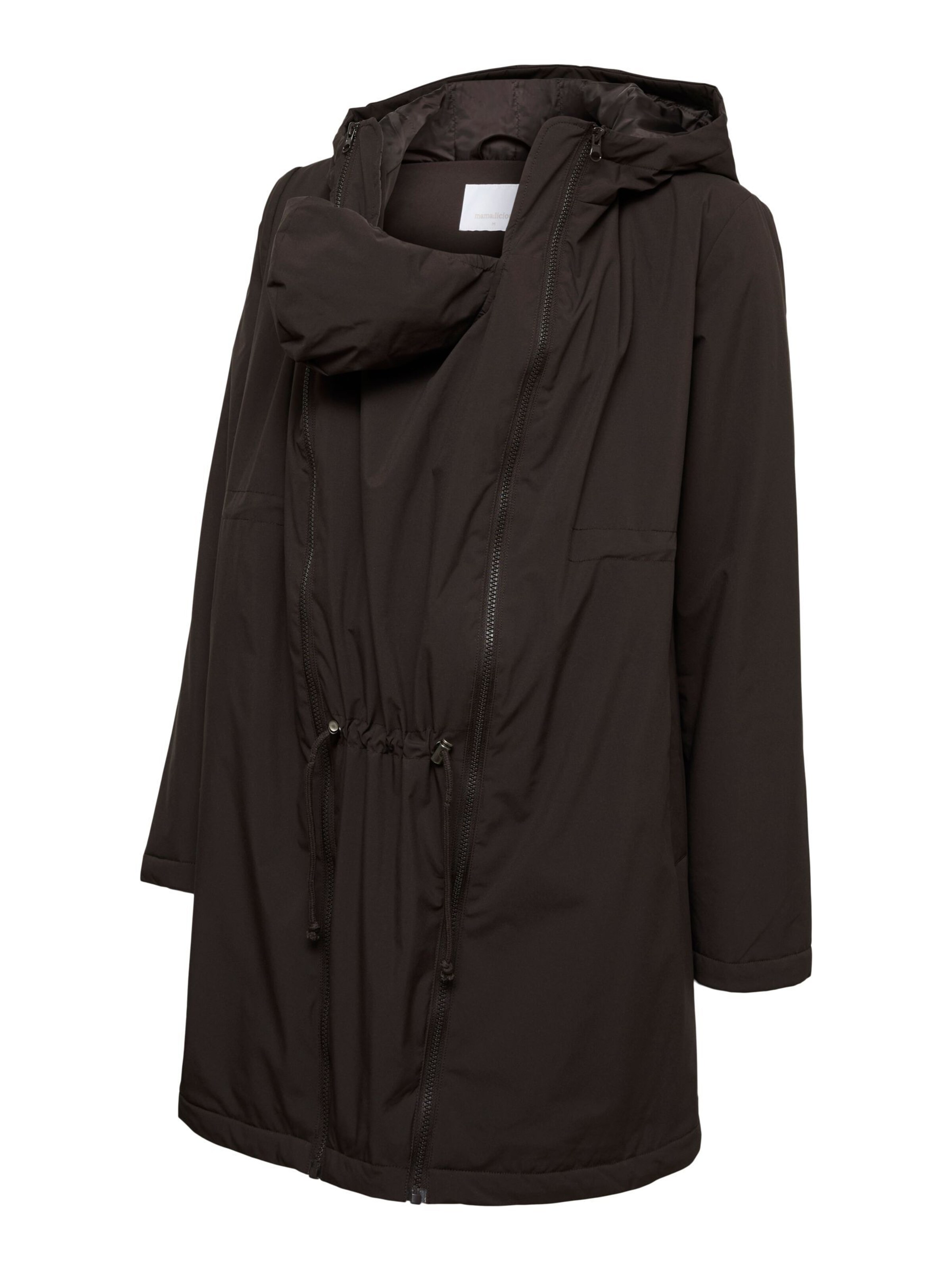 MAMALICIOUS Jacke 'PARISA' in Braun: Vorderseite