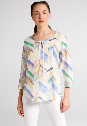 ETERNA Blouse in Geel: voorkant