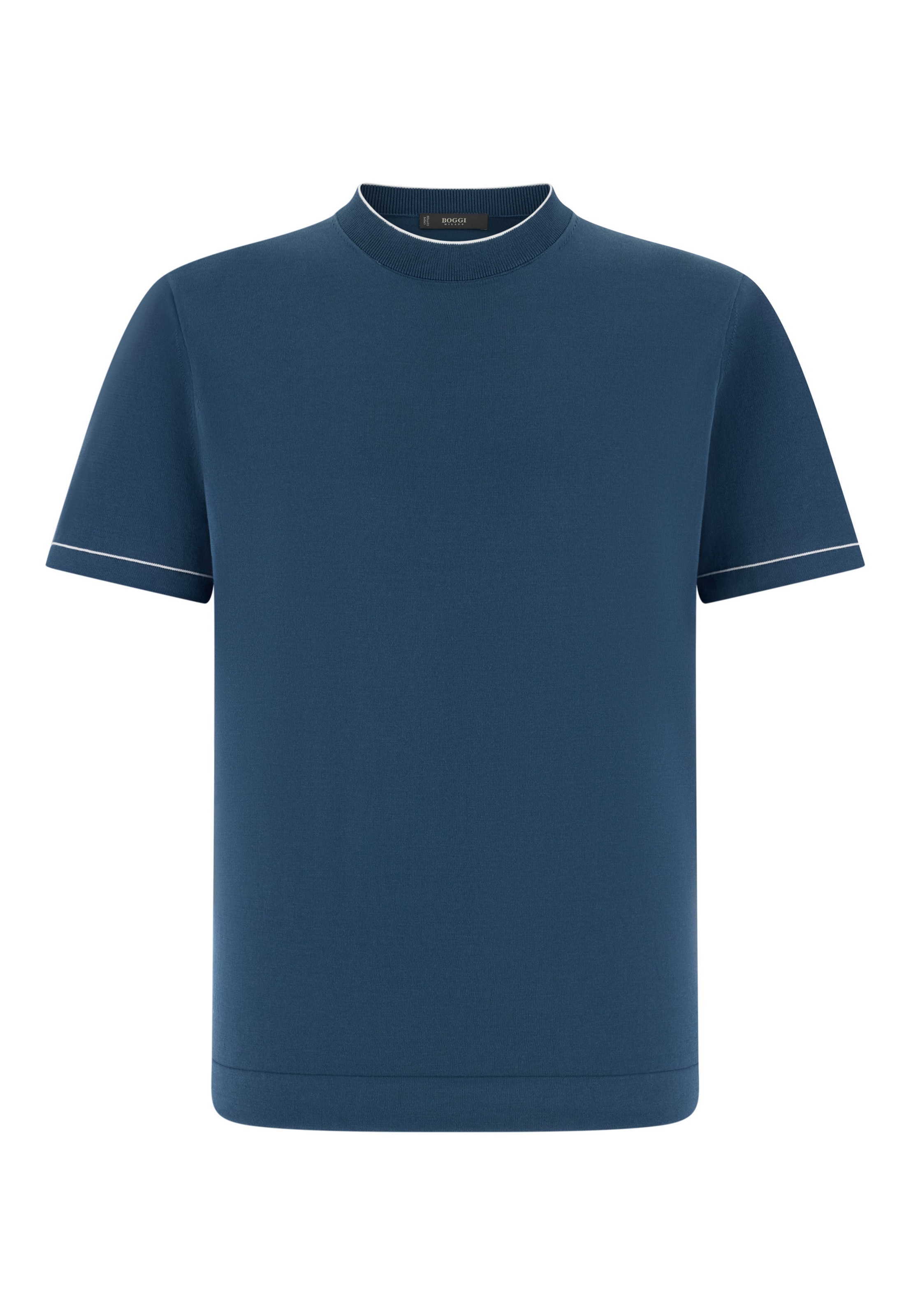 Pull-over Boggi Milano en bleu : devant