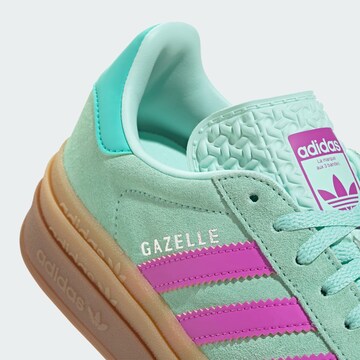 Baskets 'Gazelle Bold' ADIDAS ORIGINALS en vert