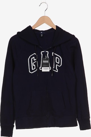 GAP Sweatshirt & Zip-Up Hoodie in M in Blue: front