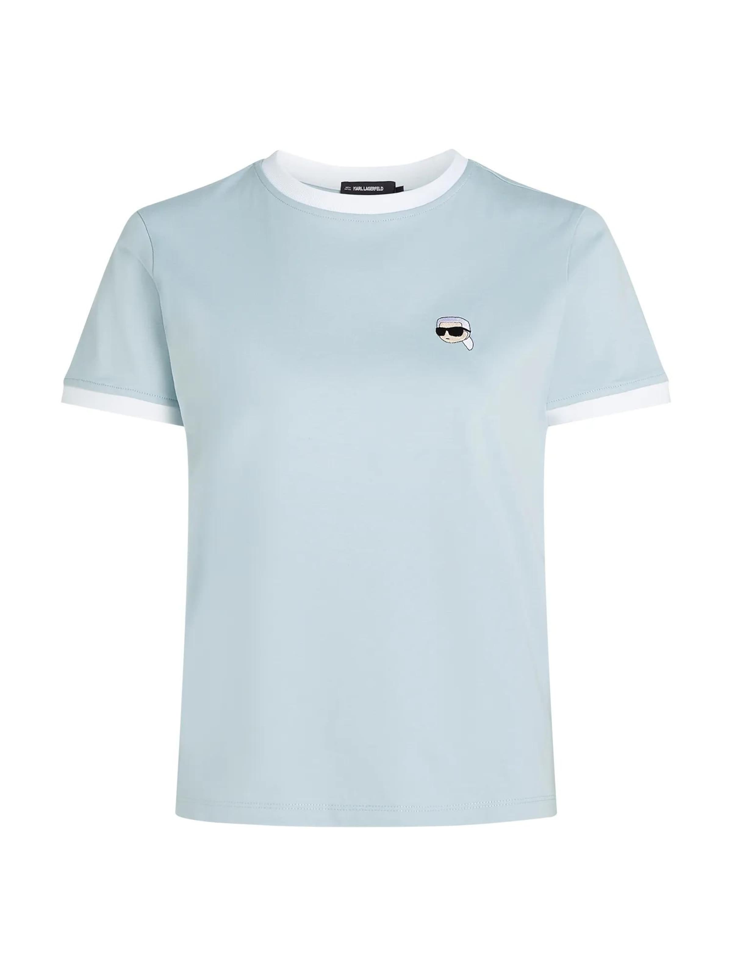 Karl Lagerfeld T-Shirt 'Ikon' in Blau: Vorderseite