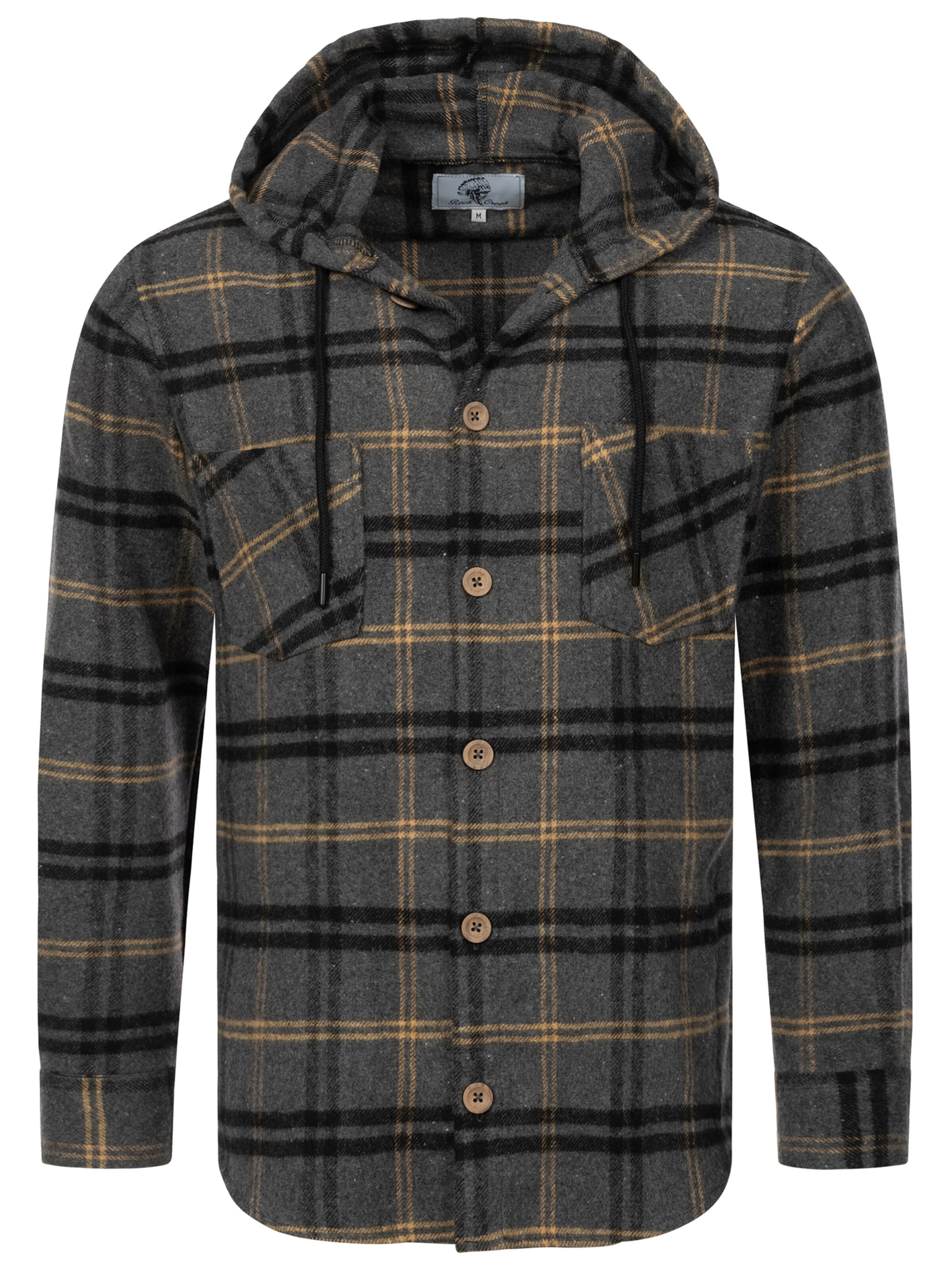 Rock Creek Übergangsjacke in Grau: Vorderseite