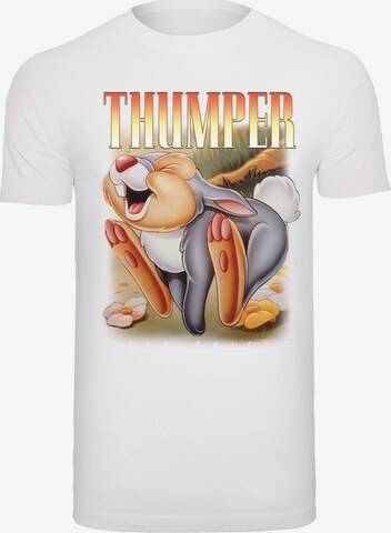 T-Shirt 'Thumper Montage' F4NT4STIC en blanc : devant