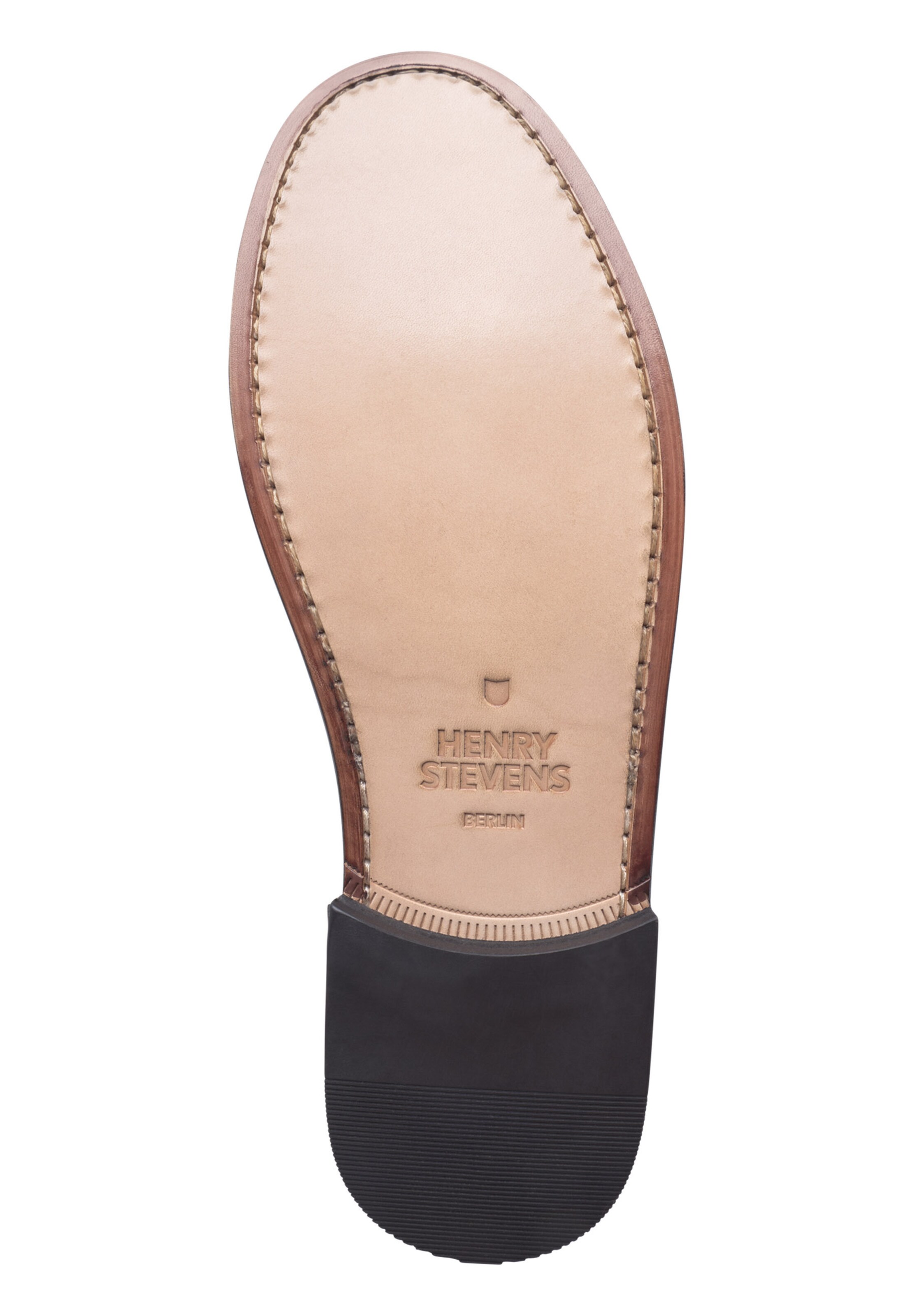 Henry Stevens Classic Flats 'Hunter M PL' in Black
