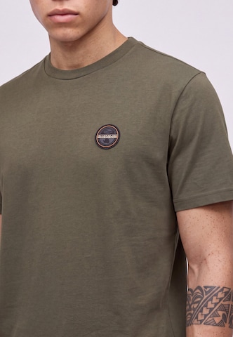 NAPAPIJRI Shirt 'S-Badge' in Green