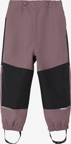 NAME IT Regular Functionele broek 'MATCH' in Lila: voorkant